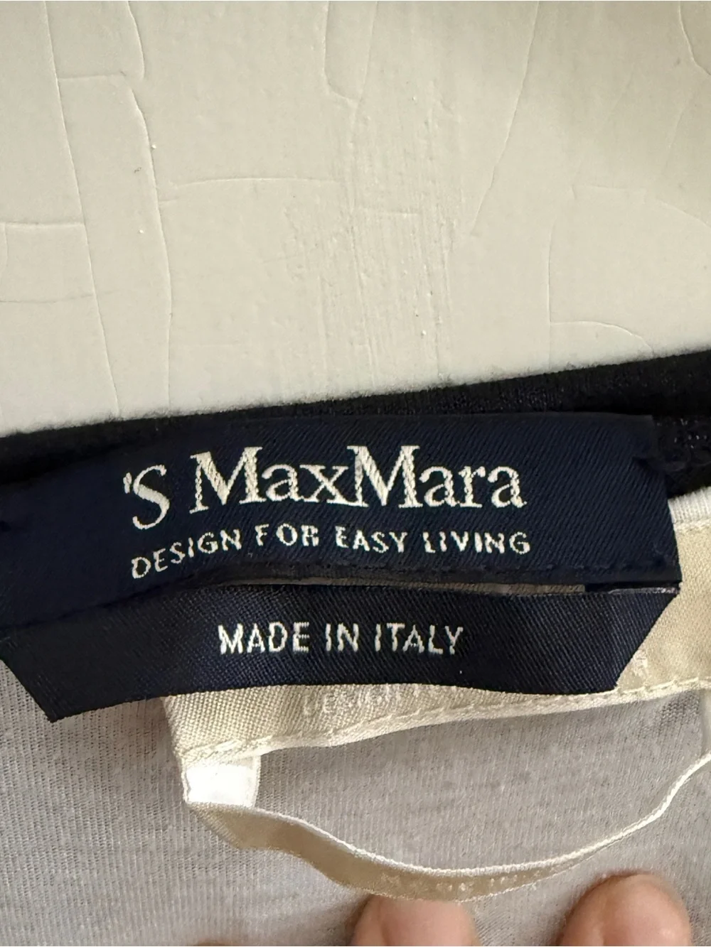 S Max Mara Sleeveless Navy Layered Tank Top - Picture 2 of 3